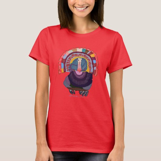 Wilde kalkoen t-shirt (Voorkant)