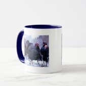 Wilde kalkoenen mok (Voorkant links)