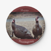 Wilde kalkoenen Thanksgiving Papier Bord