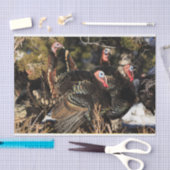 Wilde kalkoenen tissuepapier (Craft)