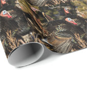 Wilde kalkoenpatroon cadeaupapier (Rol Hoek)