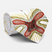 Wilde kamille door Ernst Haeckel, Vintage Natuur Stropdas (Opgerold)