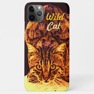 WILDE KAT KITTEN iPhone 11 PRO MAX HOESJE
