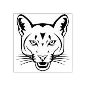 wilde kat kunst stempel (Afrduk)