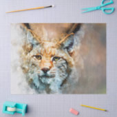 Wilde kat tissuepapier (Craft)