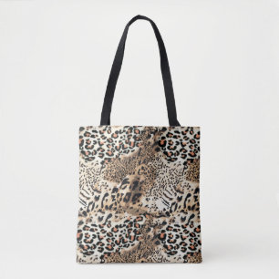 Wilde katten Modern Animal Leopard Print Patroon Draagtas