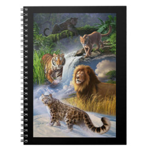 Wilde katten notitieboek