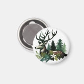 Wilde kerstbloem magneet (Voorkant / Achterkant)