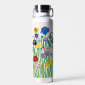 Wilde Klaprozen Waterfles (Achterkant)