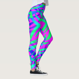Wilde kleurrijke Zebra Leggings