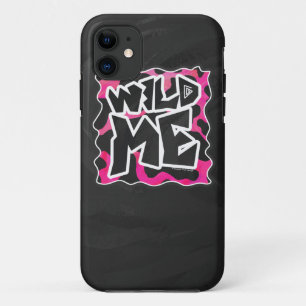 Wilde Koe Roze en Wit iPhone 11 Hoesje