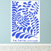 Wilde kruiden, Matisse-stijl Canvas Afdruk (Insitu (Houten vloer))