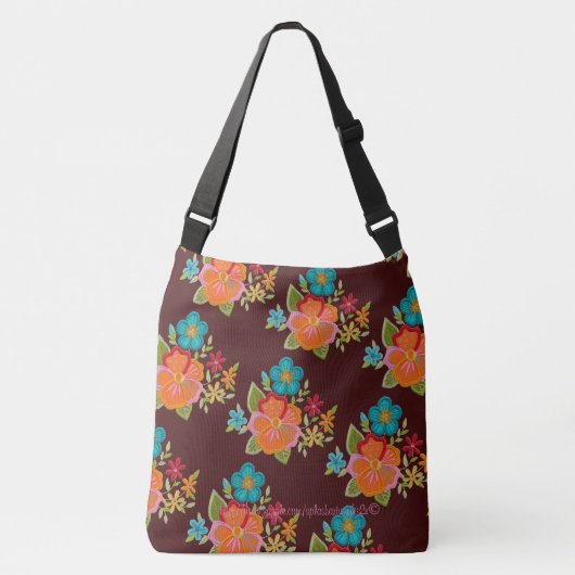 "Wilde lente" Crossbody Tas (Voorkant)