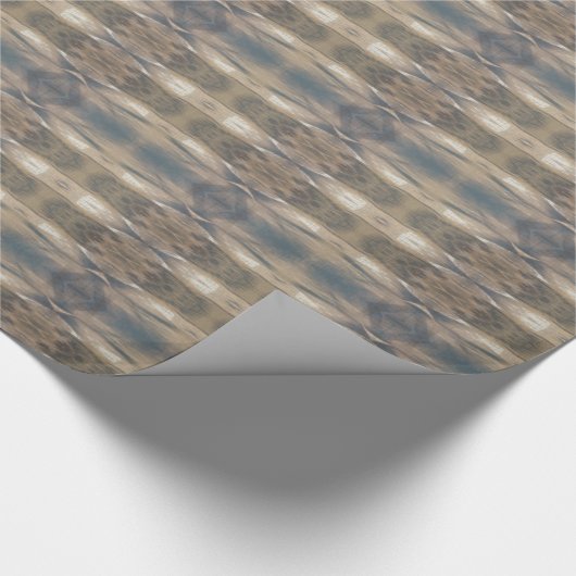 Wilde Leopard Wilde Dierenpatroonbruin Cadeaupapier (Hoek)