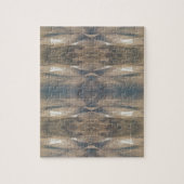 Wilde Leopard Wilde Dierenpatroonbruin Legpuzzel (Verticaal)