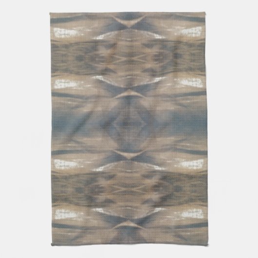 Wilde Leopard Wilde Dierenpatroonbruin Theedoek (Verticaal)