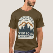 Wilde liefde en vrede t-shirt (Voorkant)
