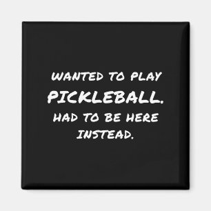 Wilde liever Ckleball spelen Magneet
