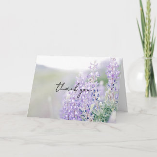 Wilde Lupine Dankkaart Bedankkaart