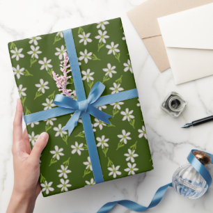 Wilde Madeliefjes Charme Cadeaupapier