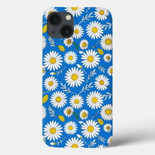✨ Wilde Madeliefjesbloei 💛 Minimalistische Botani iPhone 13 Hoesje