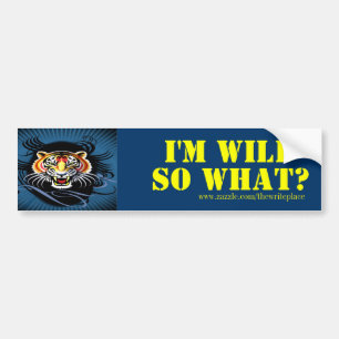 Wilde meisjes bumpersticker