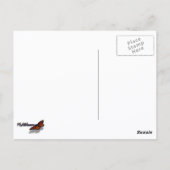 wilde miniatuur-irissen briefkaart (Achterkant)