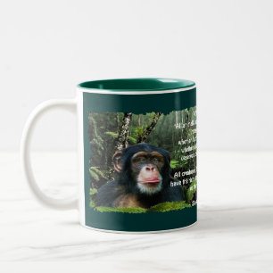 Wilde Mok chimpansee & Wildlife Poem