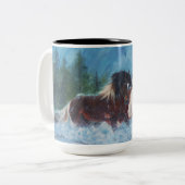 Wilde mosterdkreeften in de Mok Regenkoffie (Voorkant links)