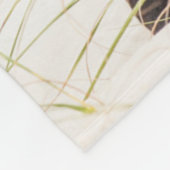 Wilde mosterdpaarden of bankerpaarden fleece deken (Hoek)