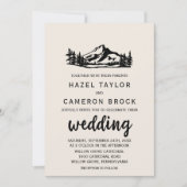  wilde natuur | Buffalo Play Wedding Kaart (Voorkant)