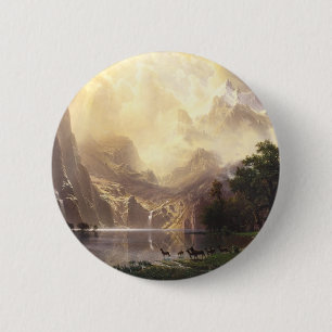 Wilde natuur en wilde dieren ronde button 5,7 cm