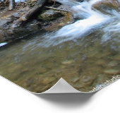 Wilde natuur Waterval Poster (Hoek)