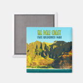 Wilde natuurpark Hawaii  Magneet (Voorkant / Achterkant)