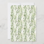 Wilde Oerwoud Groene Ivy Leopard Verjaardag Kaart (Achterkant)