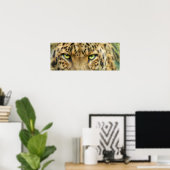 Wilde ogen - Poster leopard Fine Art/Print (Thuiskantoor)