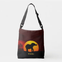 Wilde olifant & zonsopgang in de jungle