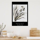 Wilde Orchid met Gold Poster (Keuken)