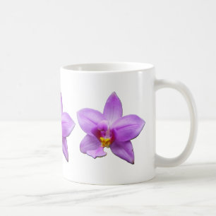Wilde Orchidee Paarse Tropische Bloem Koffiemok