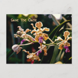 Wilde Orchidee Save The Date Briefkaart