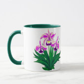 Wilde orchideeën - Lichte Paarse orchideeën en oli Mok (Links)