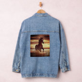 Wilde Paard galoppeert door Surf Denim Jacket (Hangar)