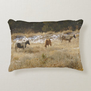 Wilde paarden Accent Pillow Accent Kussen