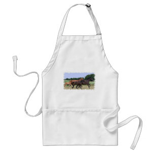 Wilde paarden Apron Standaard Schort