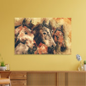 Wilde paarden Art Canvas Afdruk (Insitu (Woonkamer))