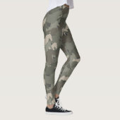 Wilde paarden Camouflage Pattern Leggings (Rechts)