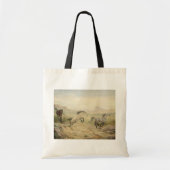 Wilde paarden Canvas Canvas tas (Voorkant)