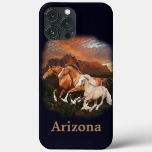 Wilde paarden iPhone 13 pro max hoesje