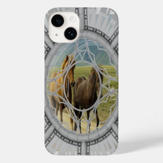 Wilde paarden Case-Mate iPhone case (Achterkant)