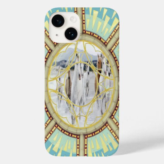 Wilde paarden Case-Mate iPhone case (Achterkant)